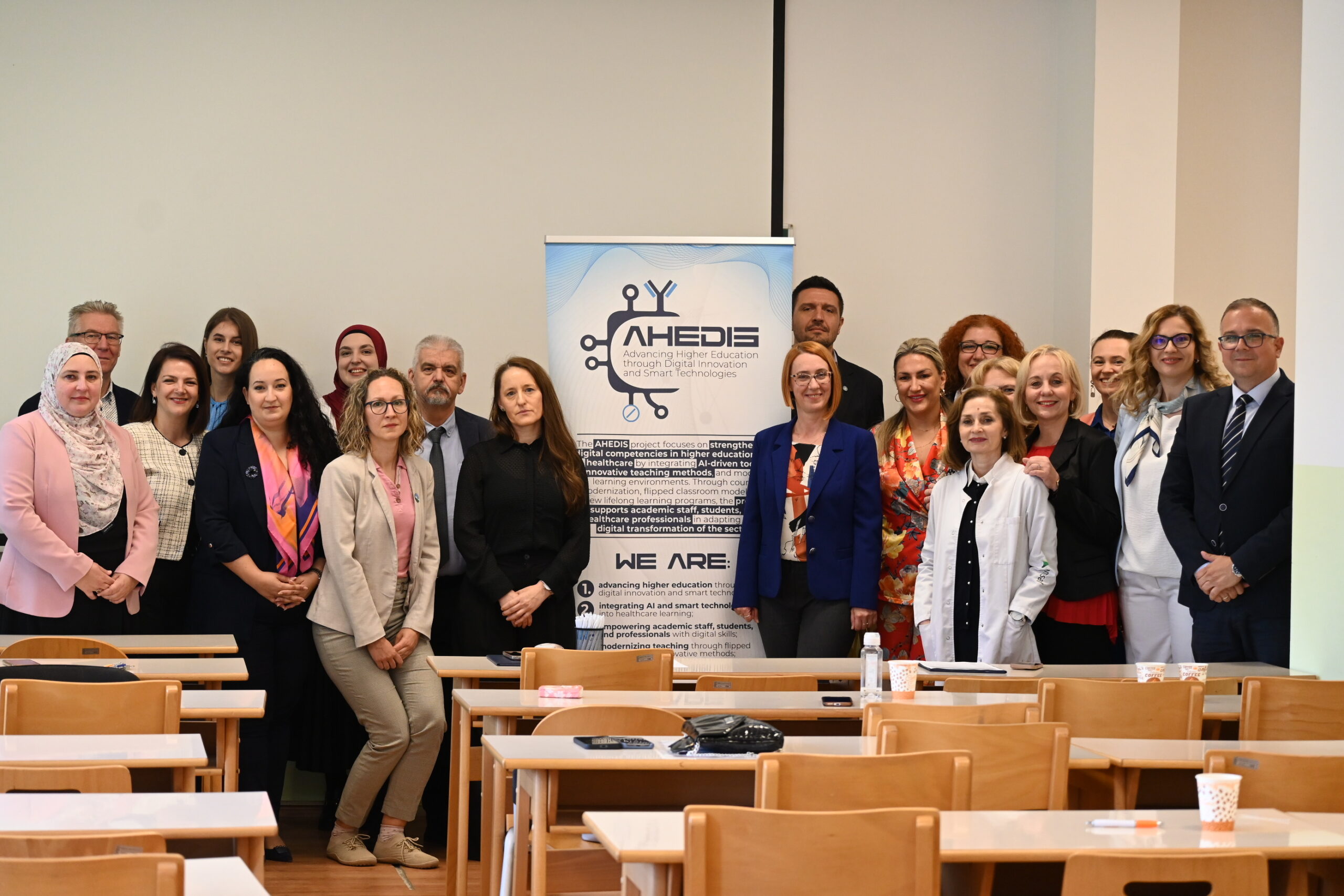 Erasmus+ Project Advancing Higher Education through Digital Innovation and Smart Technologies (AHEDIS) Presented at the University of Sarajevo – Faculty of Pharmacy 